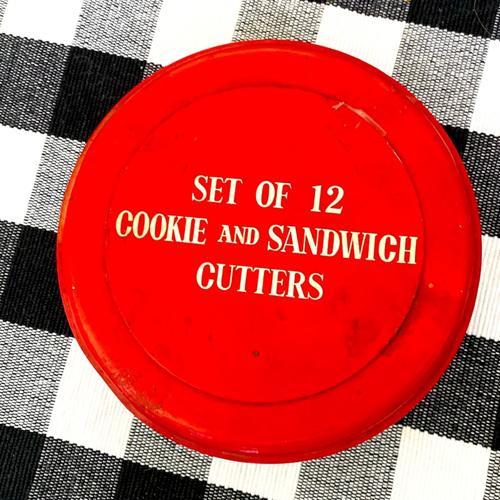 Antique cookie cutter set